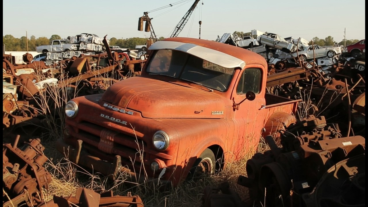 I Found an Abandoned 1952 Dodge B3 Truck in a Scrap Yard | Full ASMR Restoration