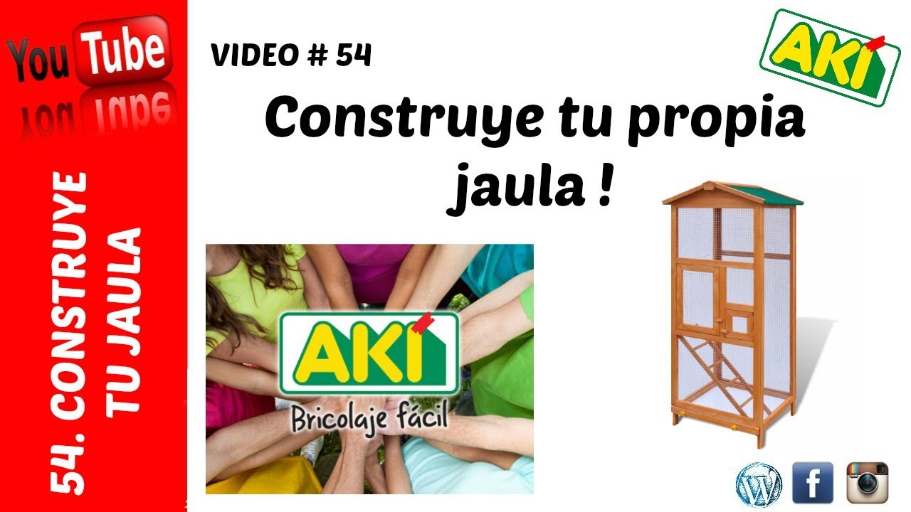 Como hacer tu  propia jaula - AKI Bricolaje