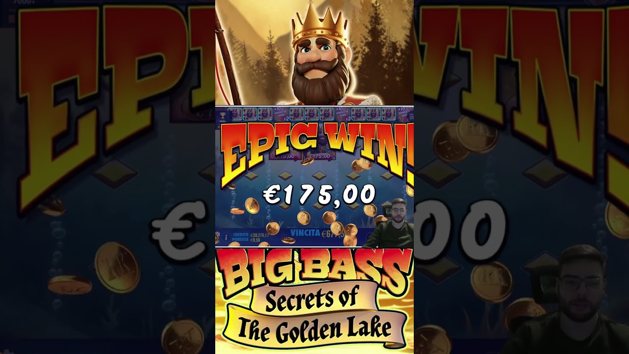 PAZZESCA! BIG BASS GOLDEN LAKE UNA PAGATA ESAGERATA! SLOT ONLINE #shorts #slotonline #slotonlineita