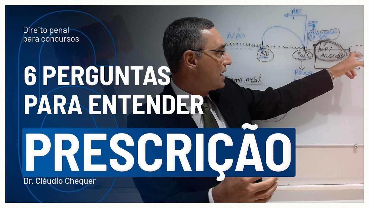 Seis perguntas para entender prescrição penal | Dr. Cláudio Chequer