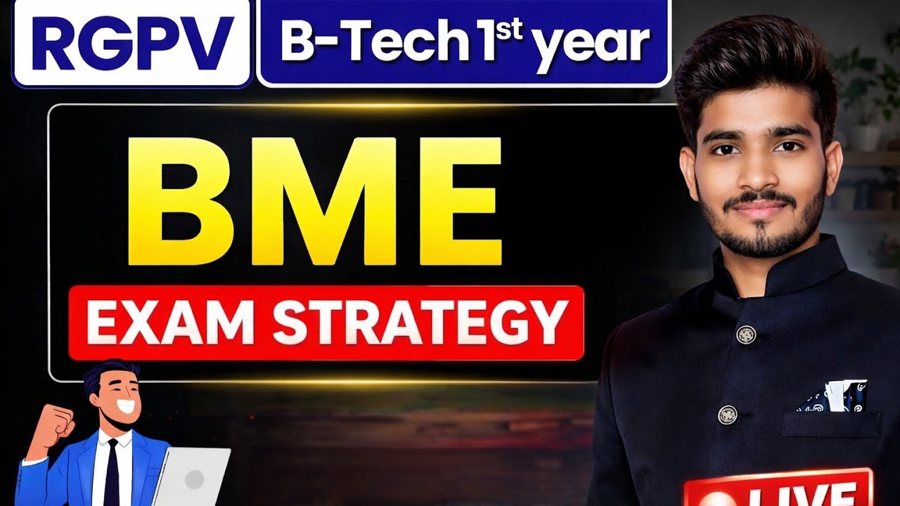 Basic Mechanical Engineering (BME) Complete Strategy | RGPV 1st year B.Tech Semester Exams