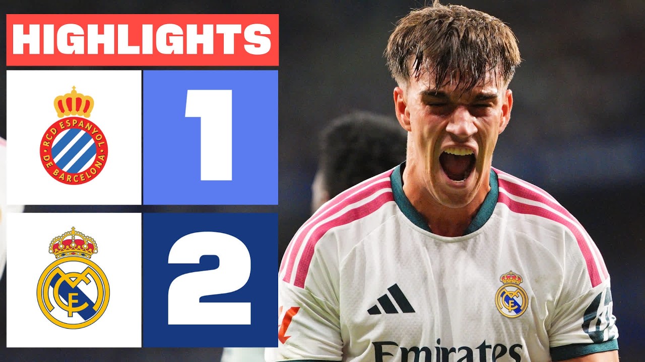 RCD ESPANYOL 1 - 2 REAL MADRID | RESUMEN LALIGA EA SPORTS