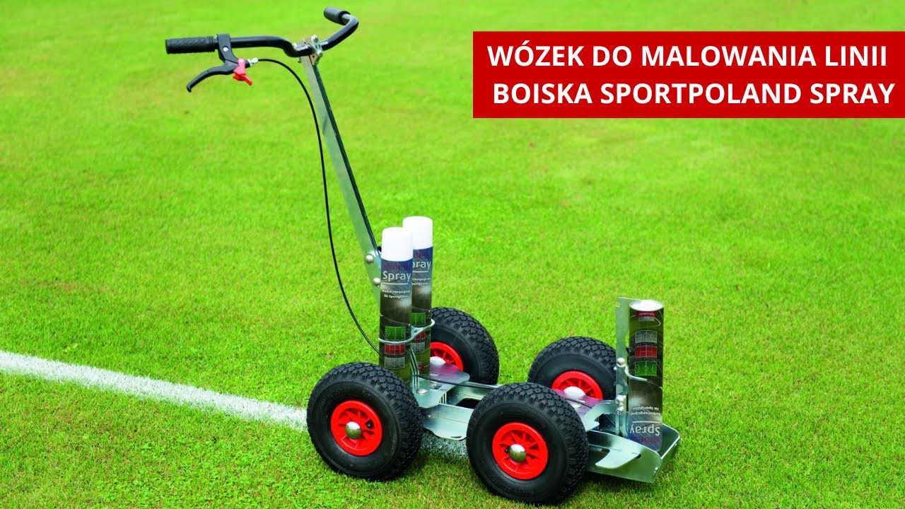 Wózek do malowania linii boiska SPORTPOLAND SPRAY