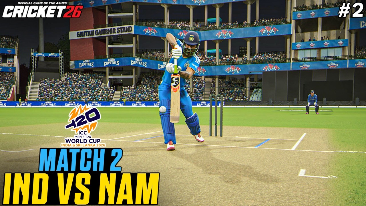 India vs Namibia - T20 World Cup Match at Delhi 😍🔥 #2 | Cricket 26