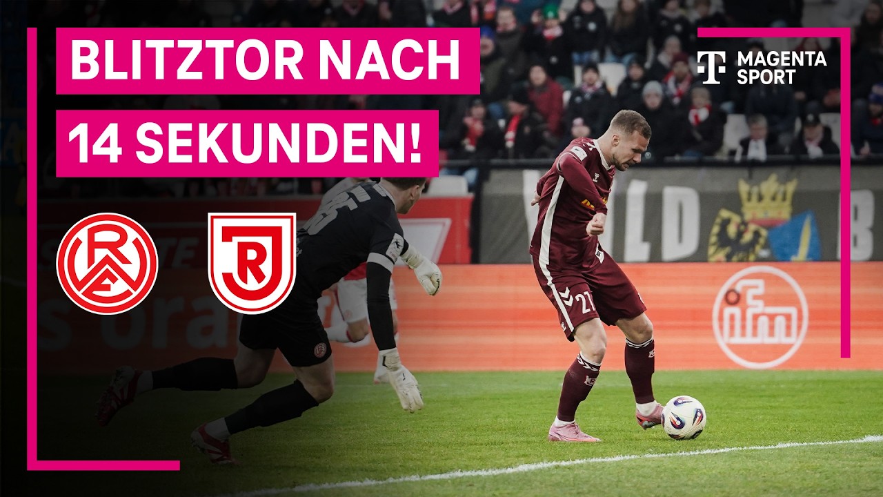 Rot-Weiss Essen - SSV Jahn Regensburg, Highlights mit Live-Kommentar | 3. Liga | MAGENTA SPORT
