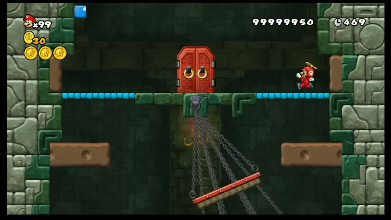 New Super Mario Bros. Wii World 1-Tower: Propeller Mushroom