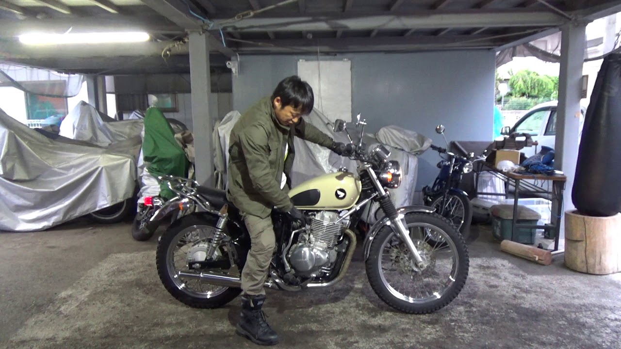 CB400SSカスタム車（セル付き）参考動画