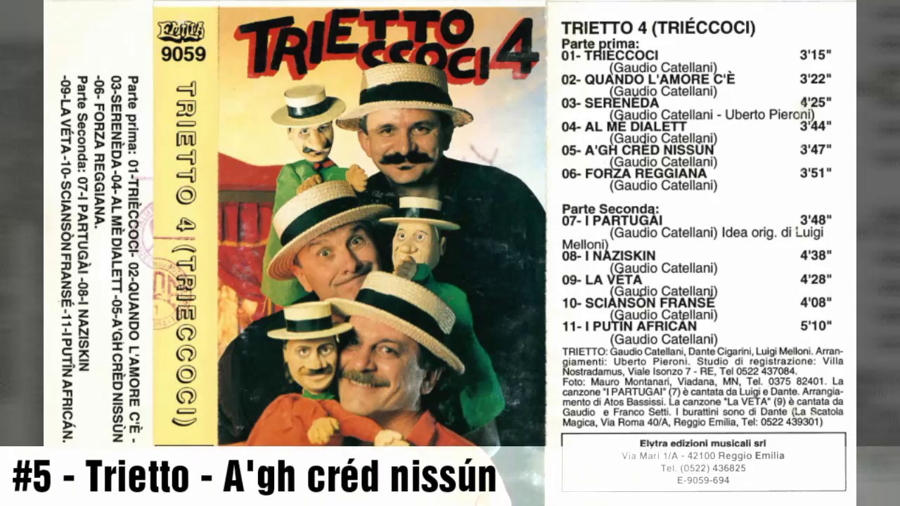 Trietto - A'gh créd nissun