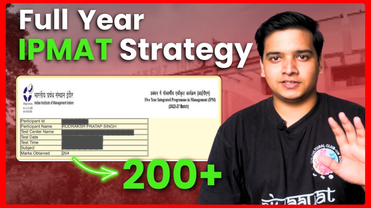 IPMAT 2025 Preparation Strategy | Crack IPMAT 2025/26 in *FIRST ATTEMPT*