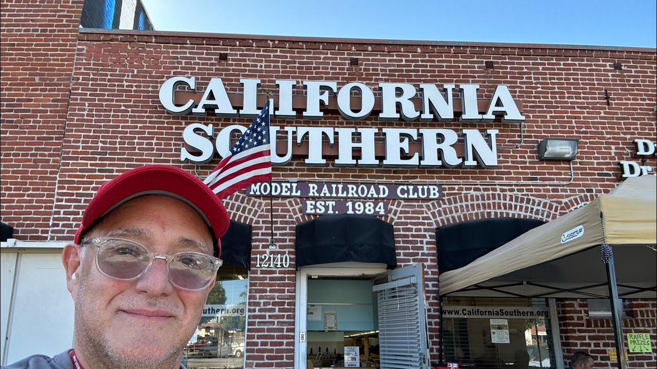 California Southern Model Railroad Club open house exhibition fun; running and building HO trains!