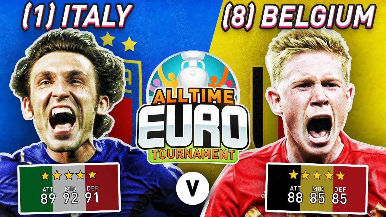 Italy All-Time XI 🇮🇹 vs Belgium All-Time XI 🇧🇪 | FIFA 20 All-Time EURO