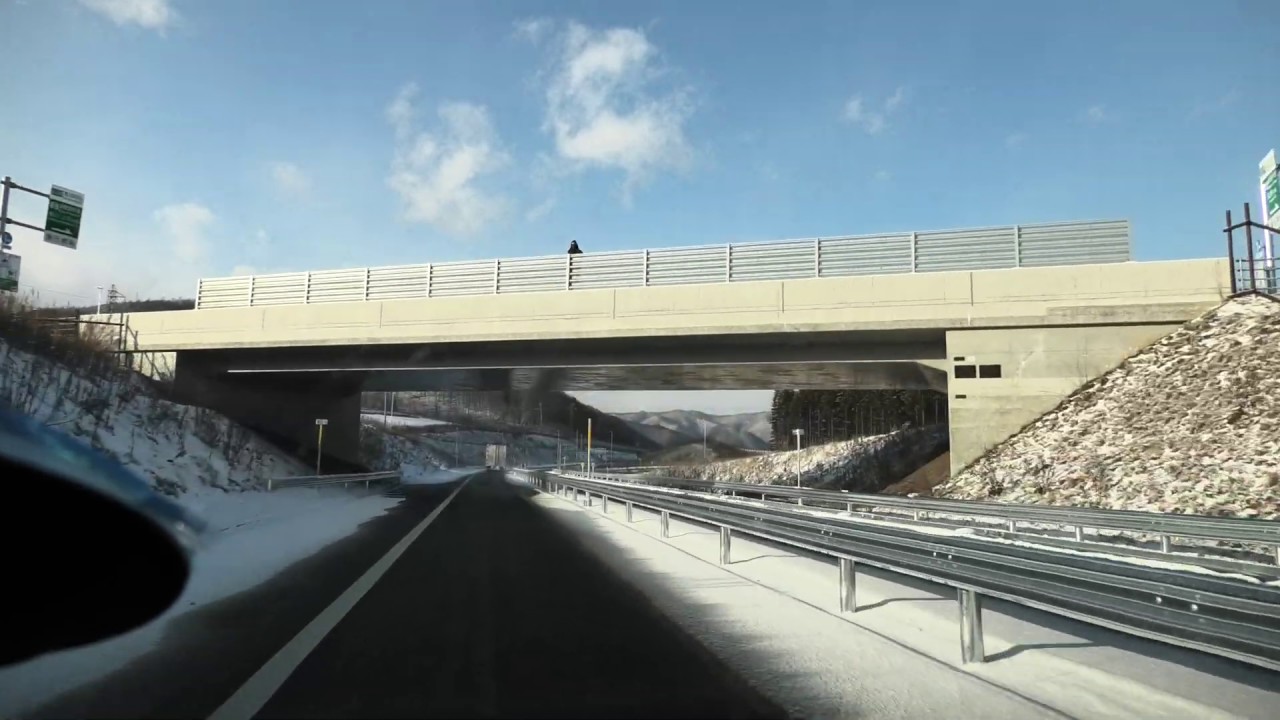 E39 #旭川紋別自動車道（比布方面 4K/30fps）：遠軽IC～比布北IC[#遠軽町 上川町 愛別町 #比布町 車載動画 2019 無料区間は全線ドライブ]