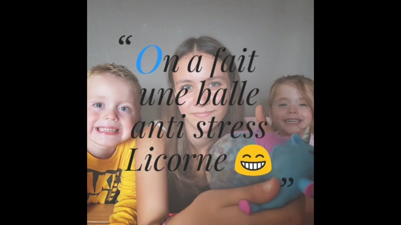 Comment faire une balle anti stress Licorne