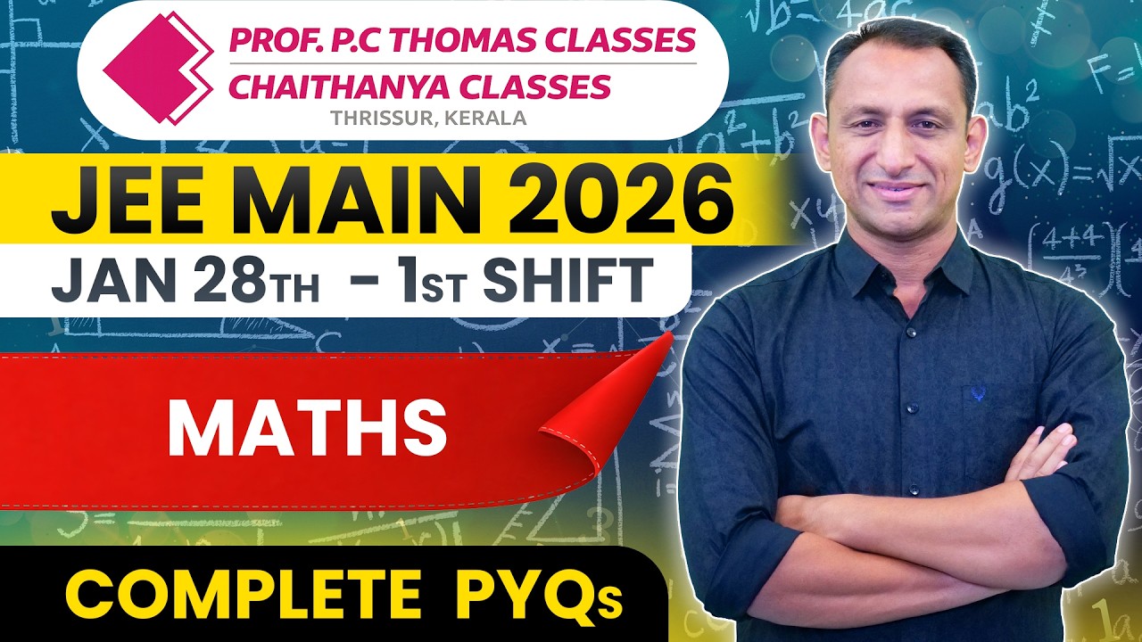 JEE Main 2026 Jan 28 Shift 1 Maths Solutions | Paper Analysis & Answers