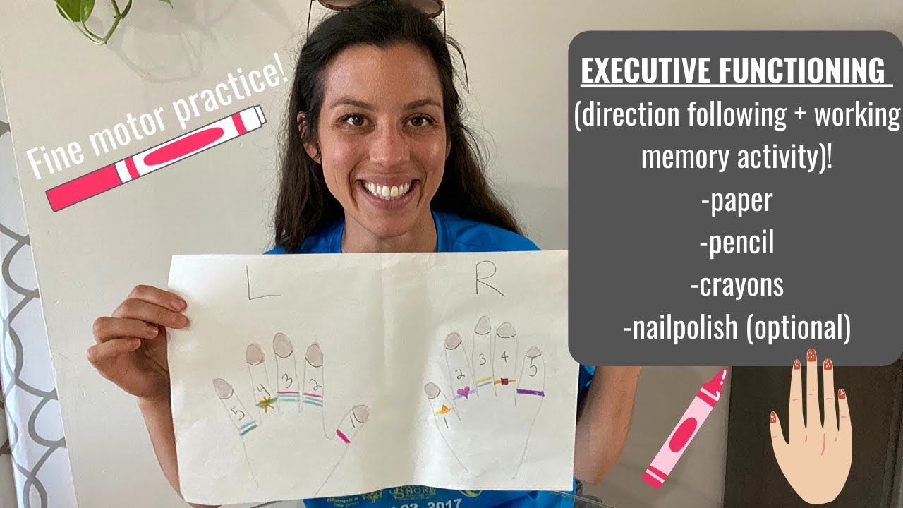 EXECUTIVE FUNCTIONING (Direction following & working memory) activity for elementary students