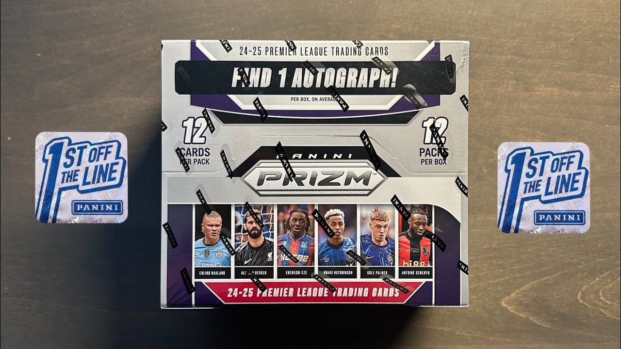 1st Off The Line! 2024/25 Panini Prizm Premier League Soccer FOTL Hobby Box Opening