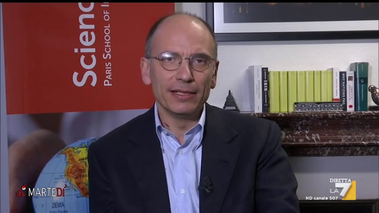 Enrico Letta: se vince Marine Le Pen per l'europa è finita