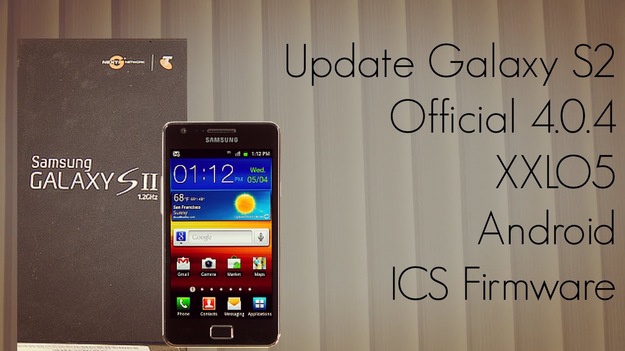 Update Galaxy S2 GT I9100 with Official 4.0.4 XXLQ5 Android ICS Firmware