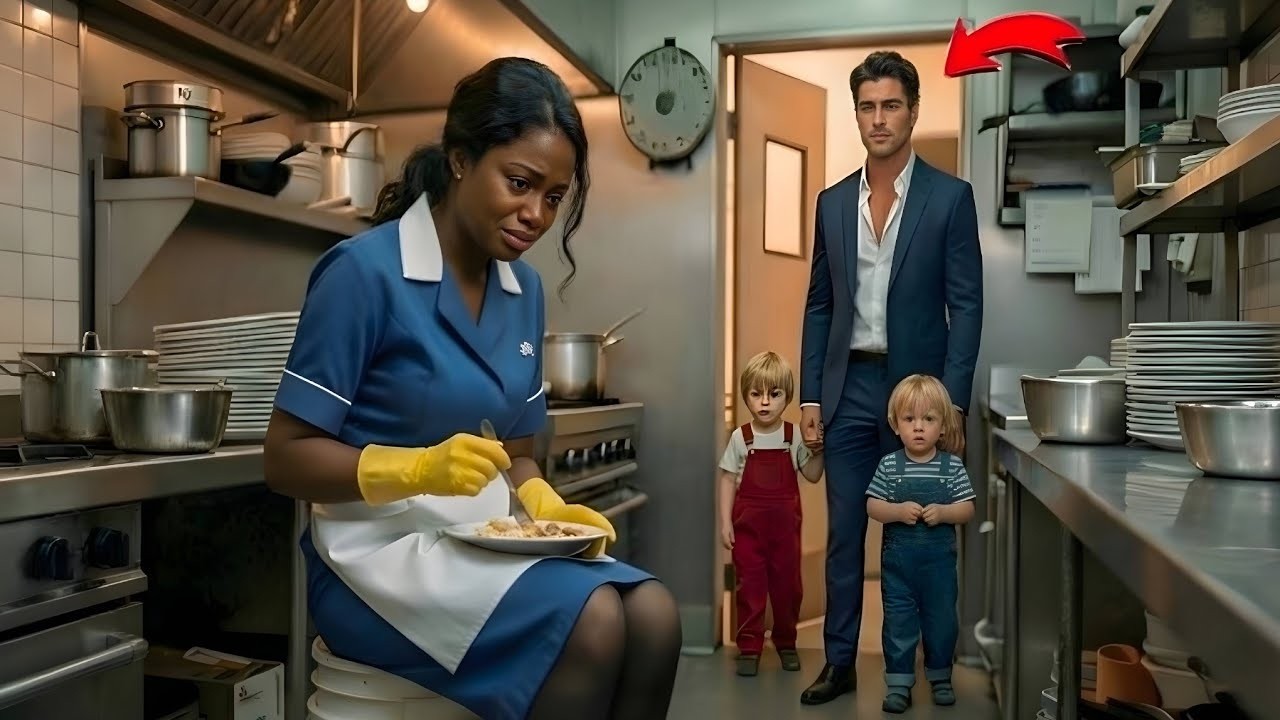 “Billionaire returned home early and he is stunned to see his maid eating leftovers,”