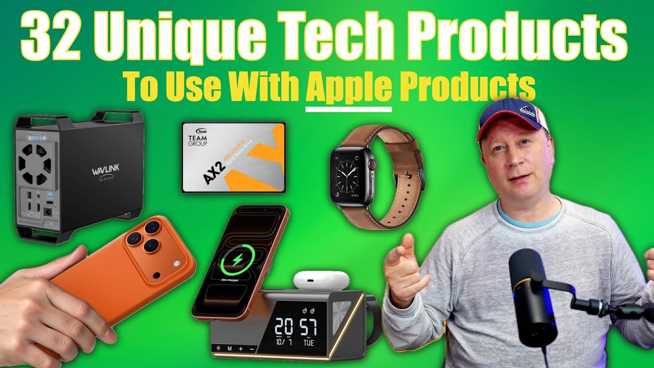 32 уникальных аксессуара и технических продукта Apple для использования с вашим оборудованием App...