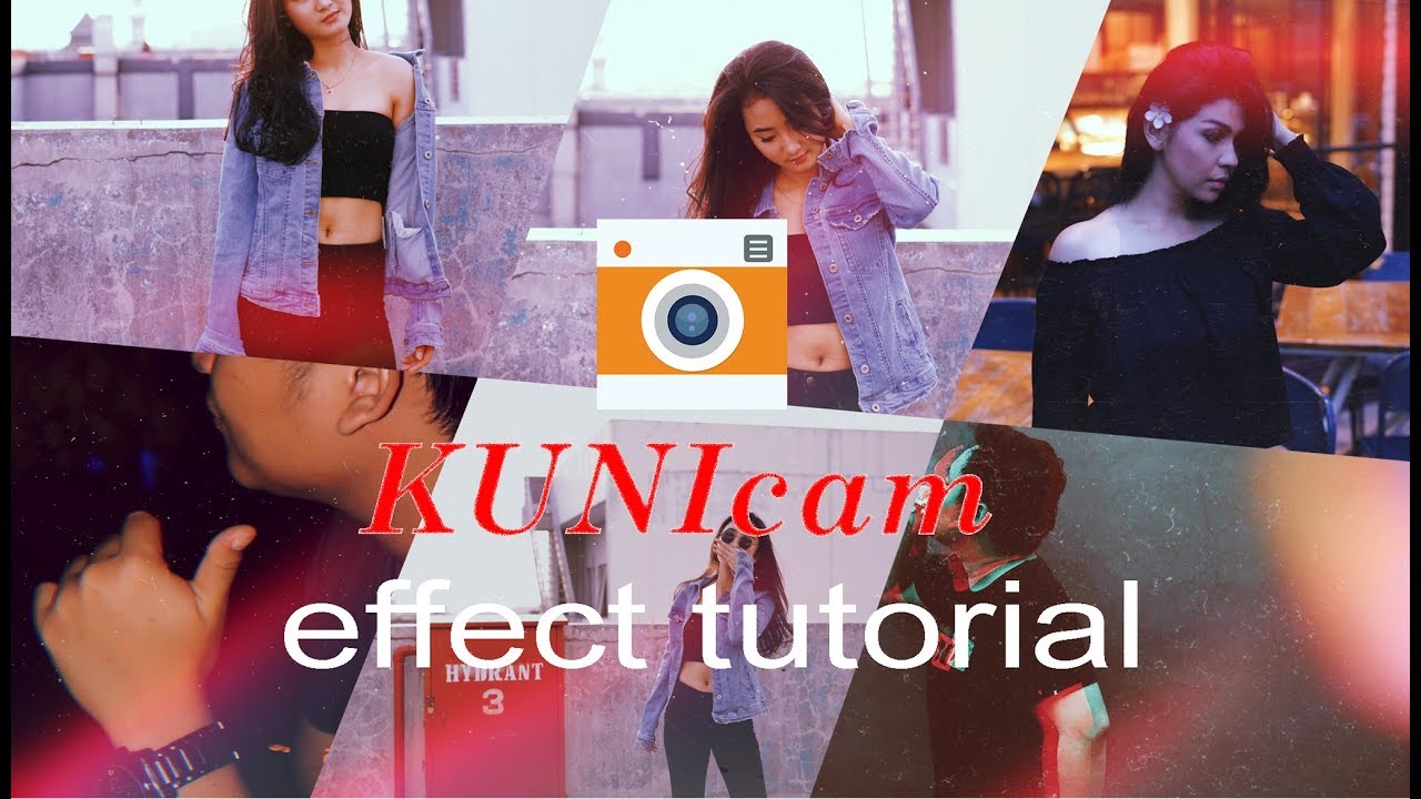 Tutorial Edit Effect RetroLIght Selebgram Kekinian 2019.. KUNIcam