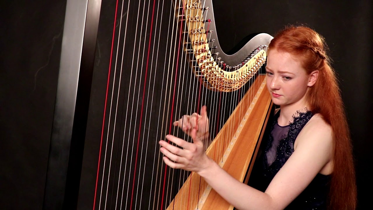 Intermezzo, Jacqueline Fontyn - by Inge van Grinsven on harp