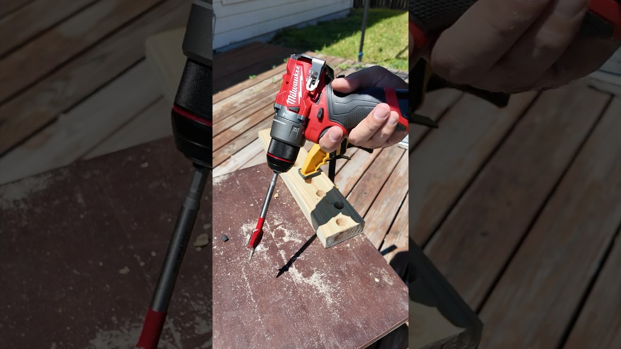 Milwaukee M12 FUEL 12V  Brushless Cordless 1/2 in. Hammer Drill. #shorts #viralshorts