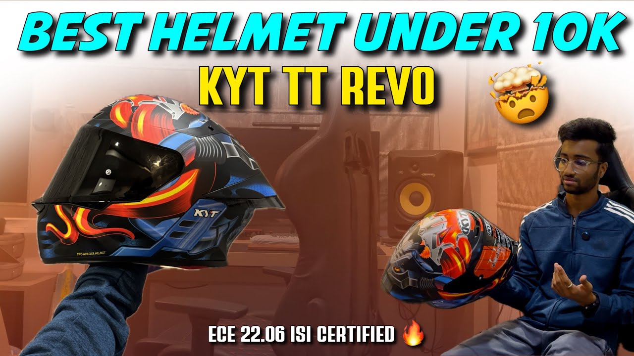BEST HELMETS UNDER 10000 ₹💥 | KYT TT REVO UNBOXING REVIEW | REVANTH TERALA | TELUGU MOTOVLOGGER