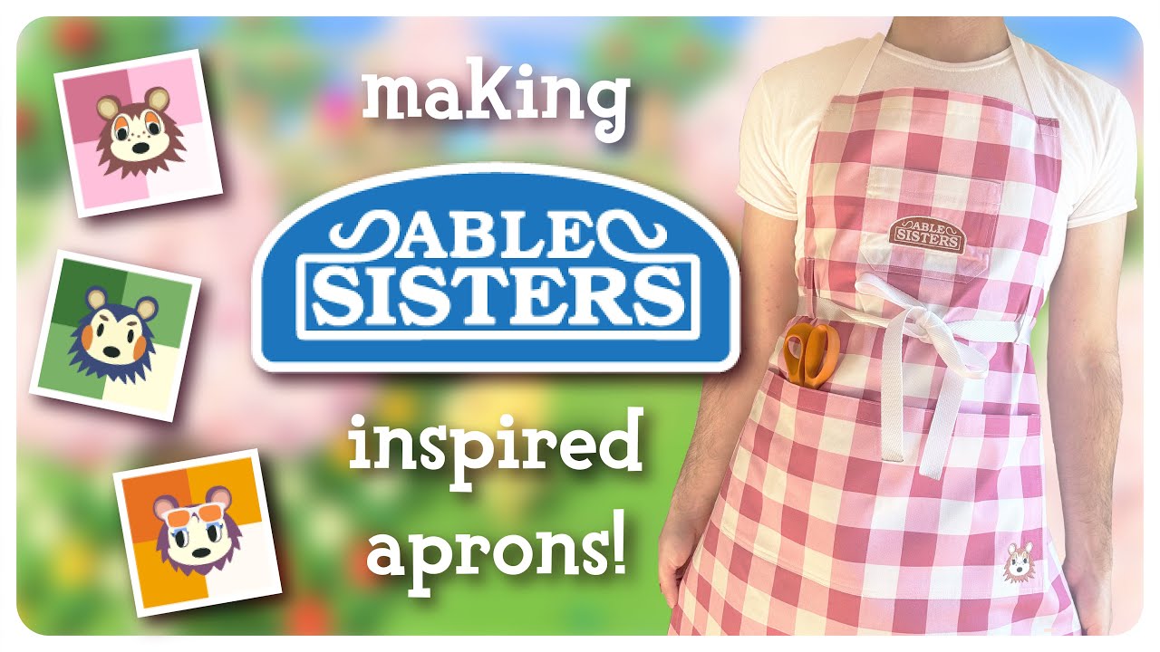 making Able Sisters inspired aprons!