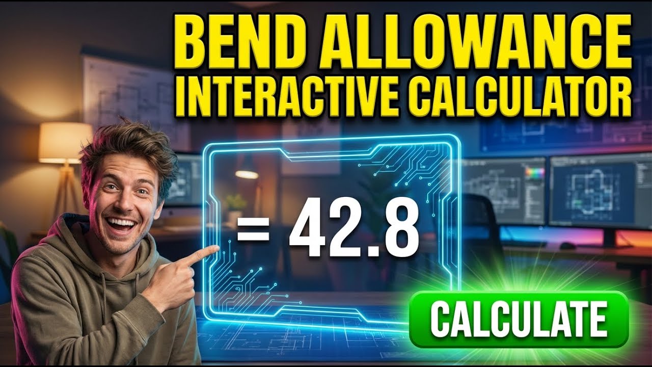 Bend Allowance Interactive Calculator - Instructions Video