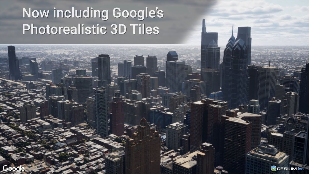 Google Photorealistic 3D Tiles in Cesium ion