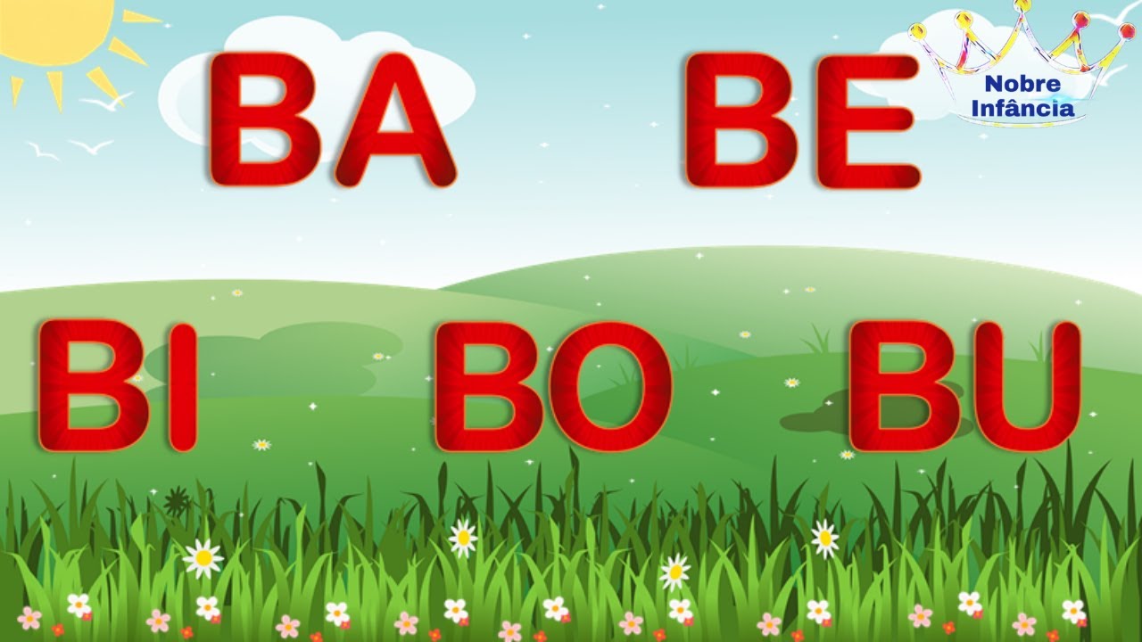 BA - BE- BI- BO- BU- ALFABETIZAÇÃO - ALFABETO - APRENDENDO AS SÍLABAS - FAMÍLIA DO D - AEIOU - VOGAL