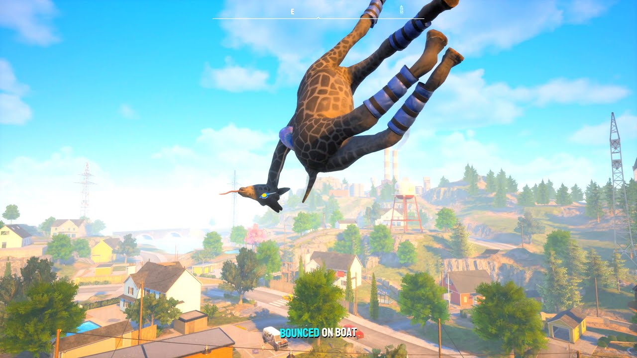 Playing as a Black Giraffe simulator Euphoria Physics Funny Moments & Fails Ragdoll Water 🤣