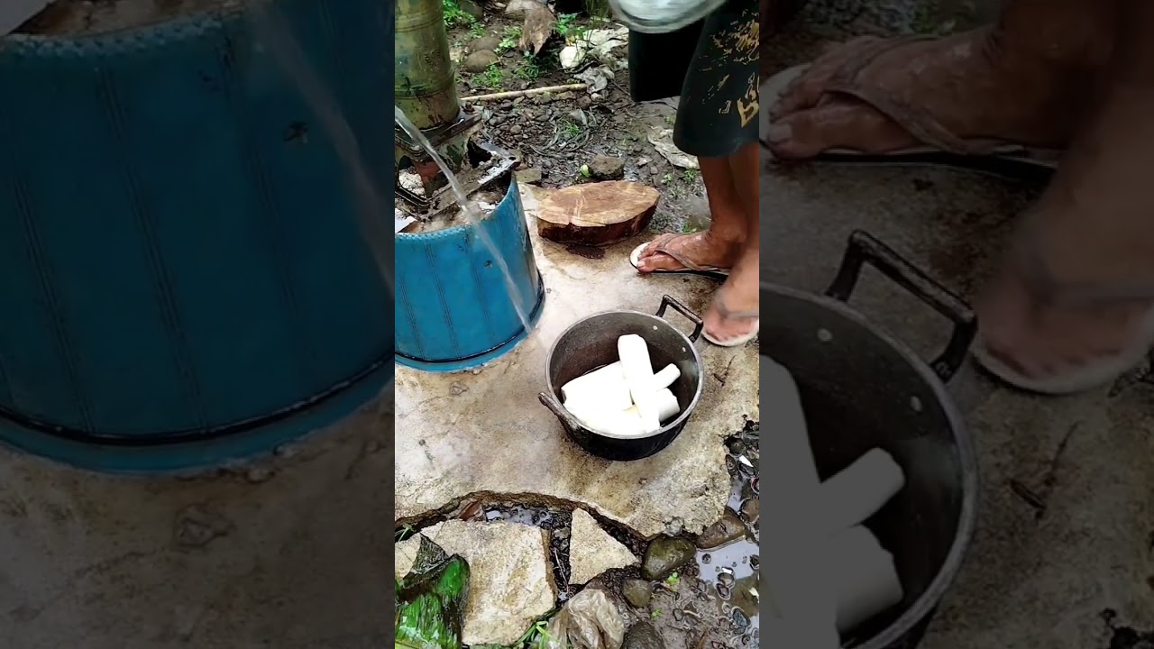 SA bukid nagluto Ng kamoting kahoy @mariloubiag2586 