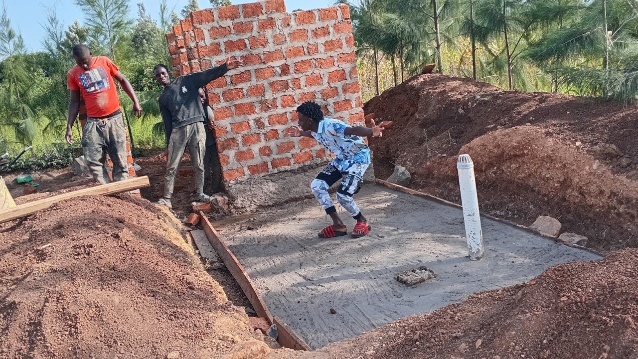 Unfortunately blessings finally building my mum's an outdoor toilet@iammarwa 