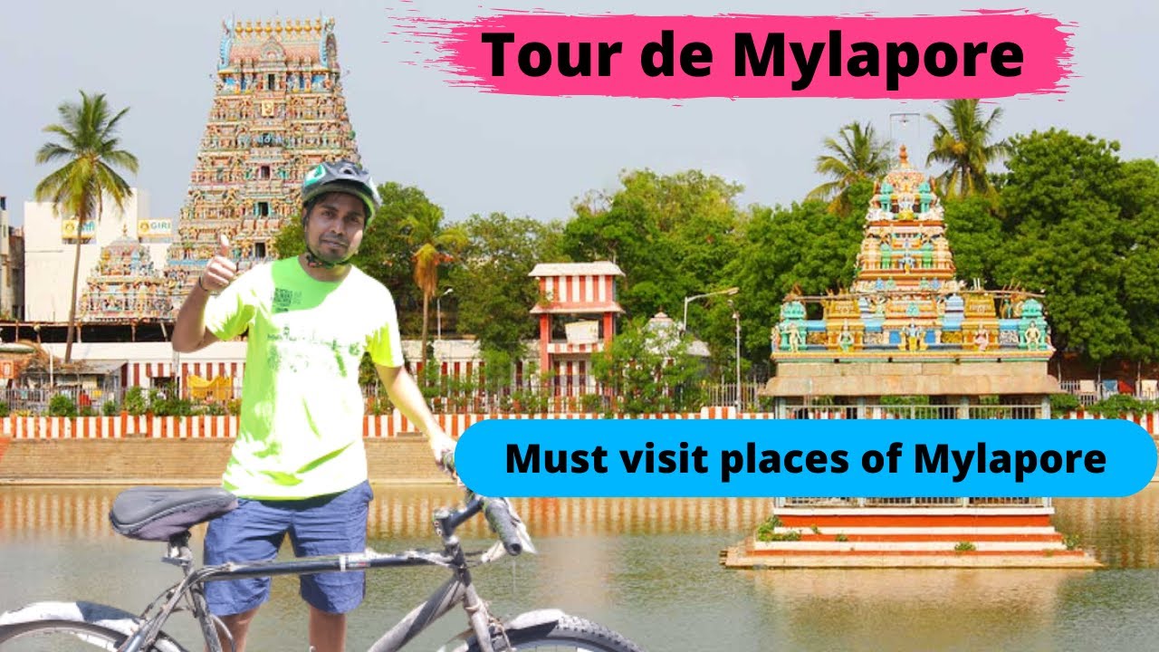 Cycling to Famous Spots of Mylapore - Cycling Vlog 6