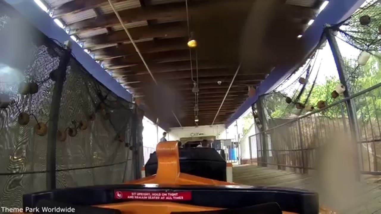 Journey To Atlantis Front Row On Ride POV - Sea World Orlando