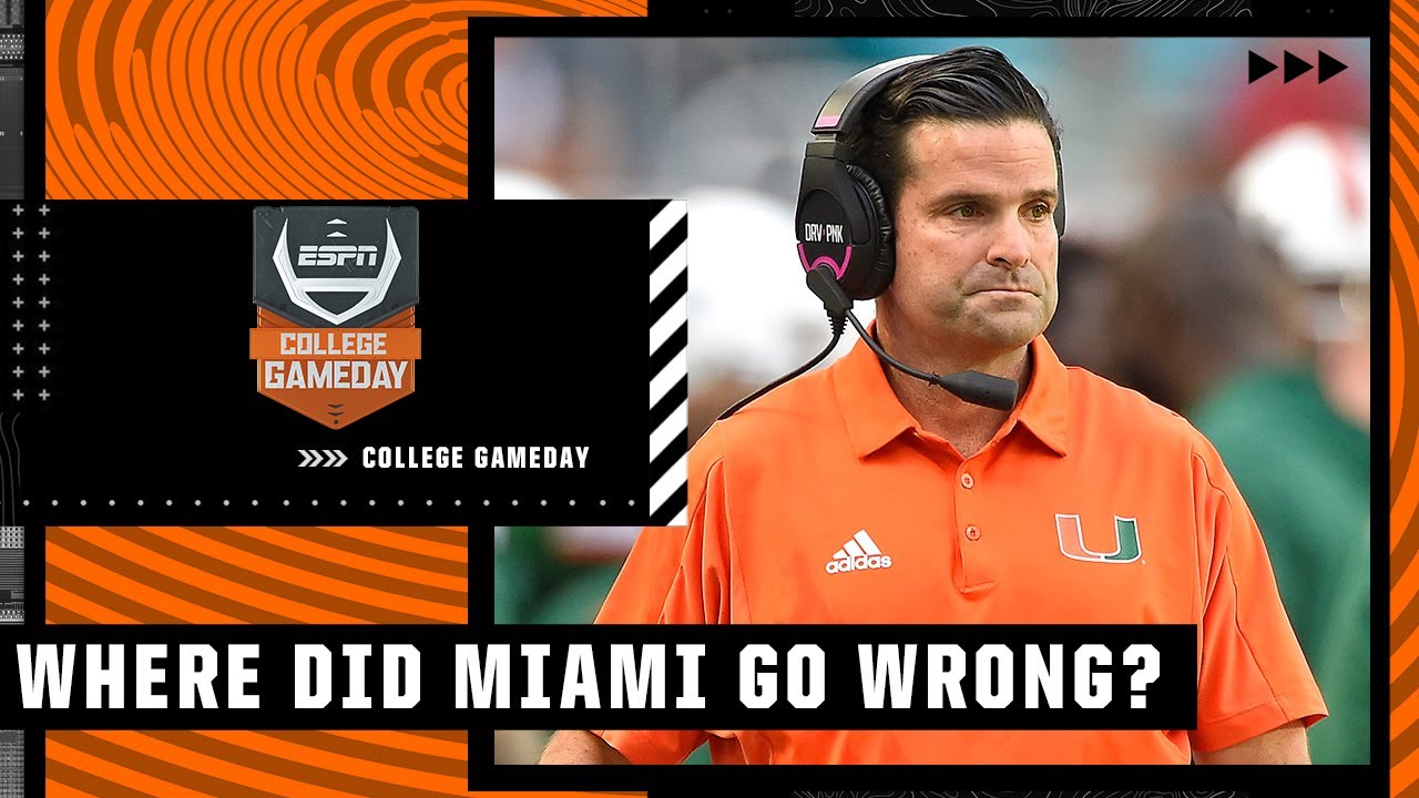 Where did Miami go wrong? College GameDay reacts to the downfall of the Hurricanes’ football program