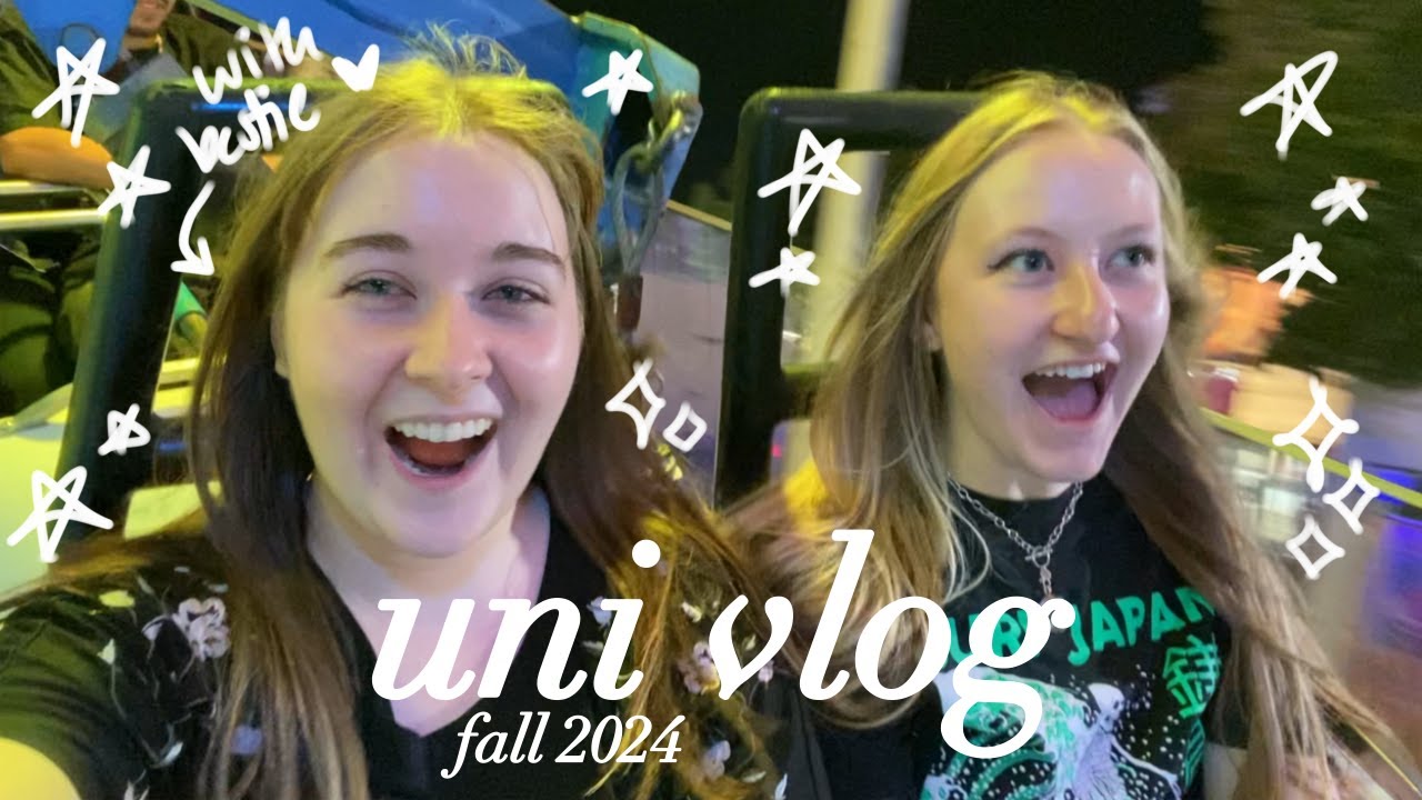 fall semester @ uni vlog ⋆𐙚₊˚⊹♡ | state fair, bookbinding class, sweet treats, bestie & me! ♪ 𝄞₊˚⊹