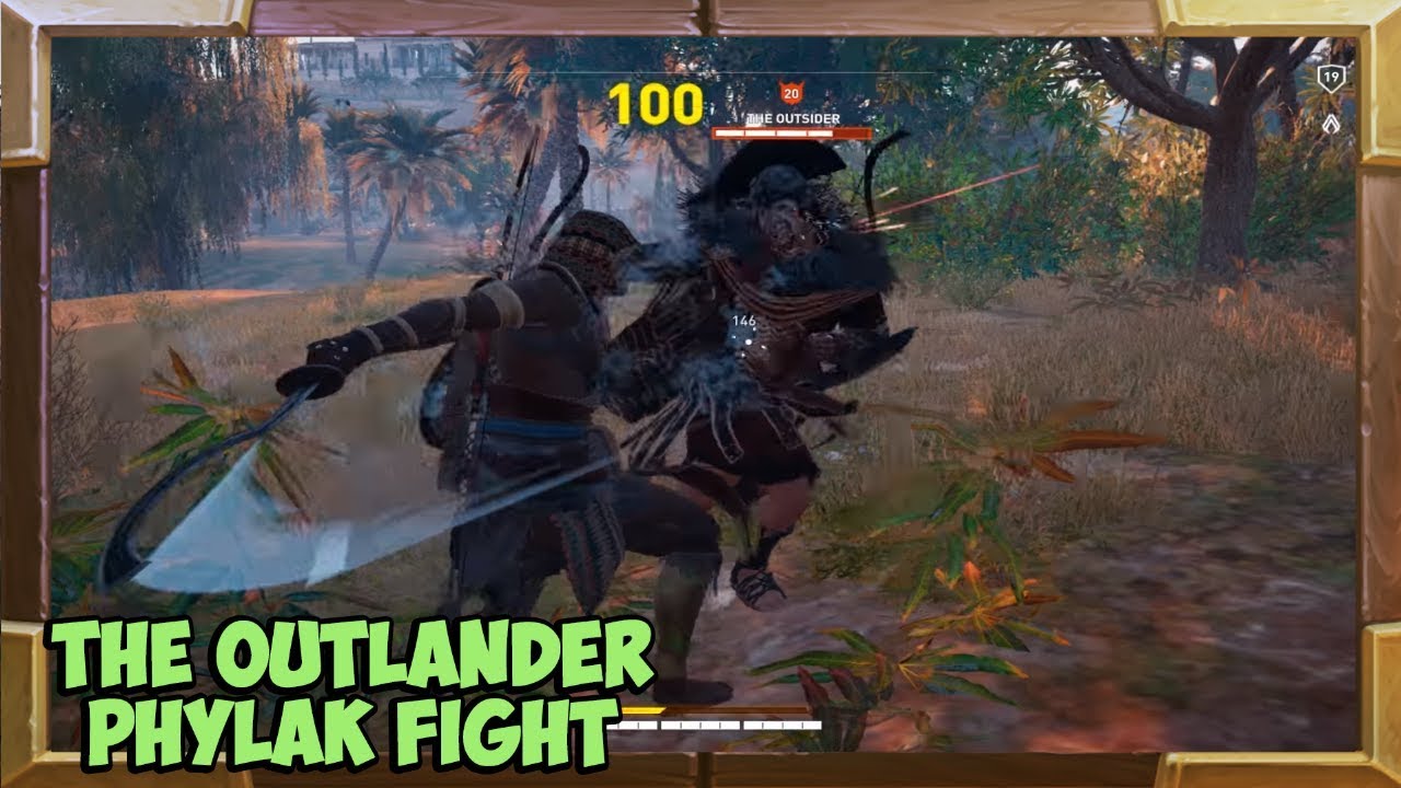 Assassin's Creed Origins The Outlander Phylak Fight