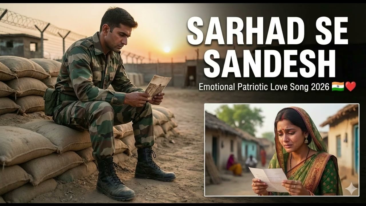 Sarhad Se Sandesh 🇮🇳 | Emotional Patriotic Love Song 2026 | Soldier’s Heart