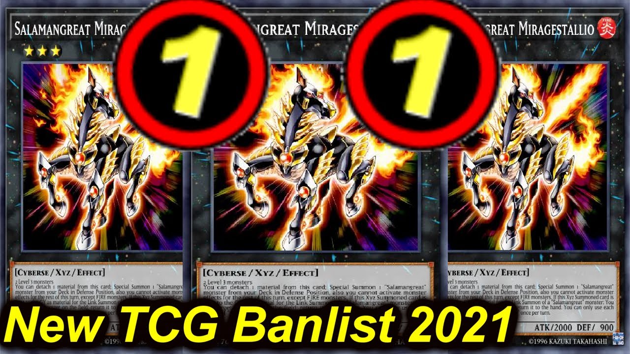 【YGOPRO】SALAMANGREAT POST NEW TCG BANLIST 2021
