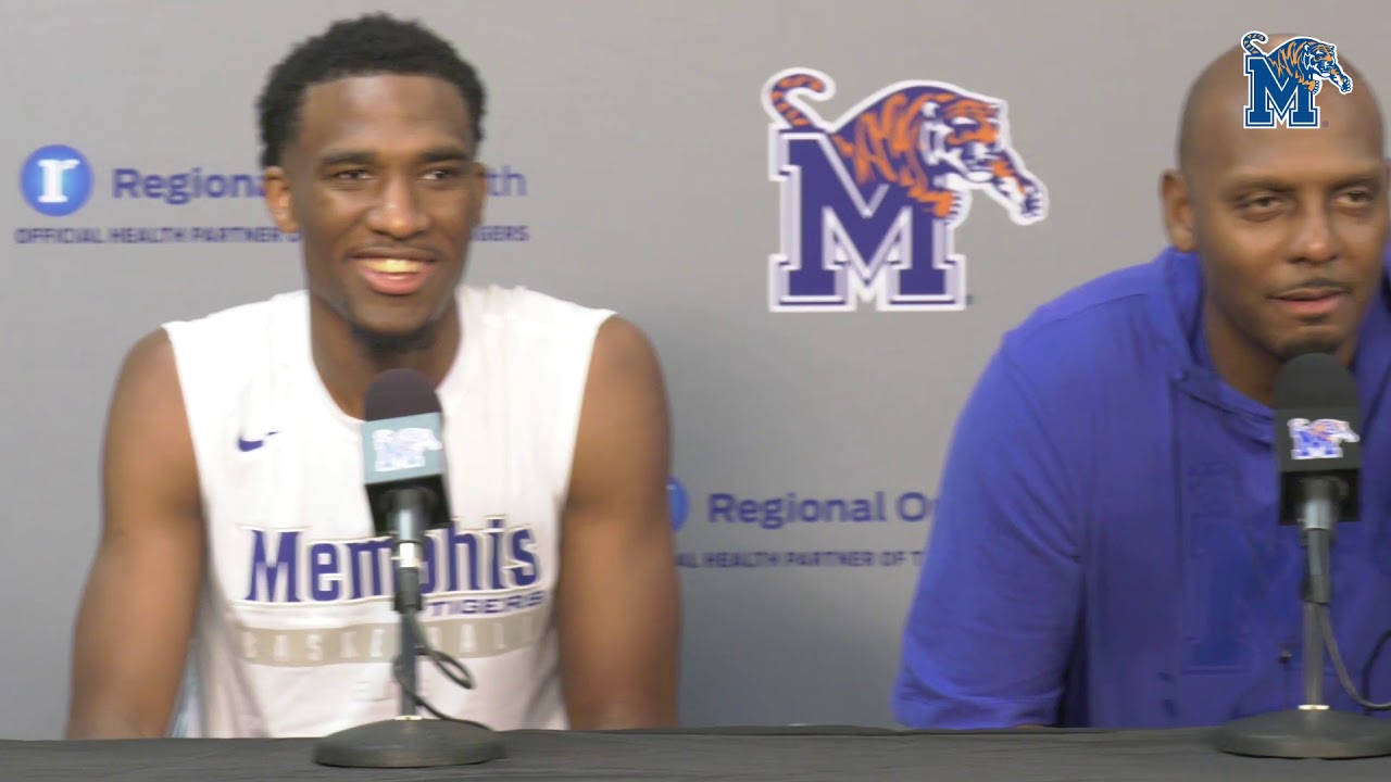 Memphis Basketball: Coach Hardaway and Players Memphis Madness Press Conference