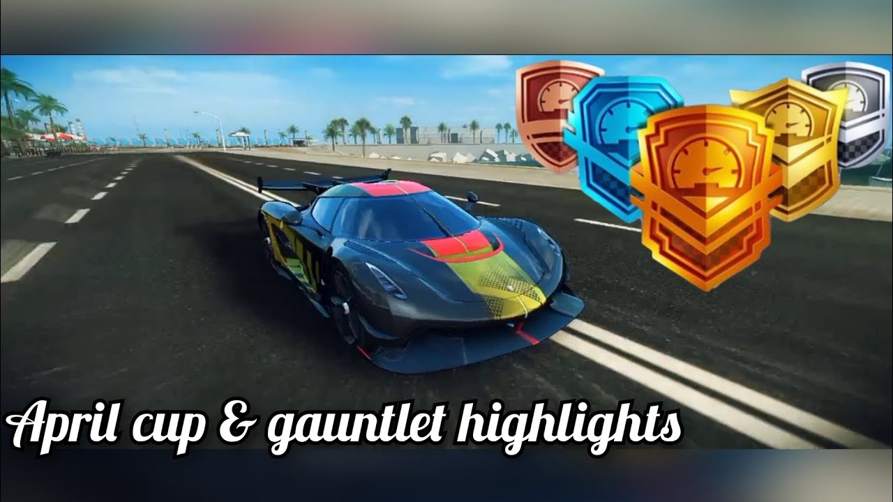Asphalt 8 | April cup & gauntlet highlights