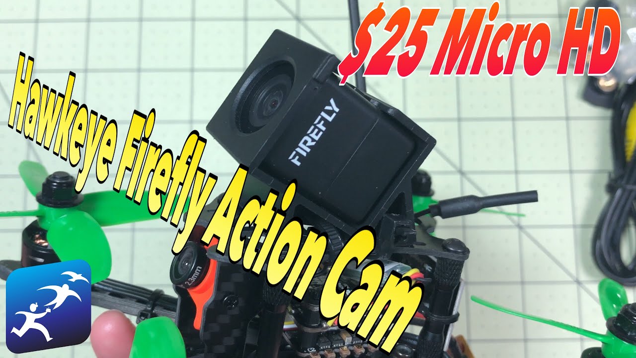 Hawkeye Firefly ULTRALIGHT Action Cam!  $25 and light enough to use on almost anything!