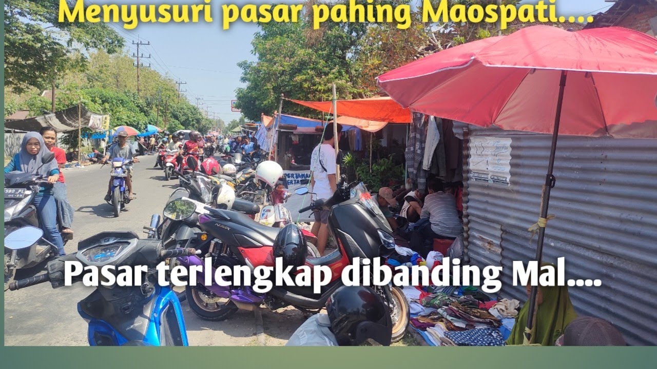 Menyusuri pasar pahing Maospati