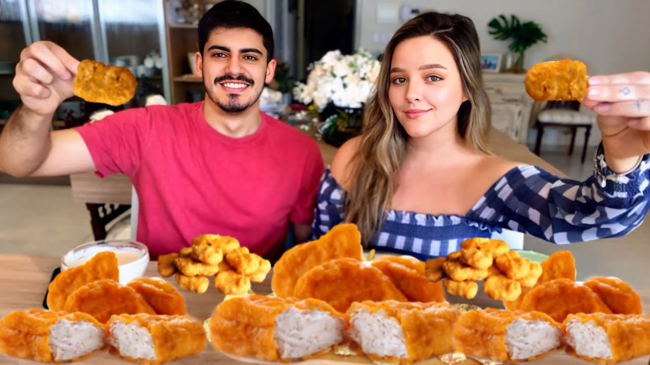 COMENDO MUITO NUGGETS COM MEU NAMORADO MUKBANG BRASIL | CAMILE ASMR