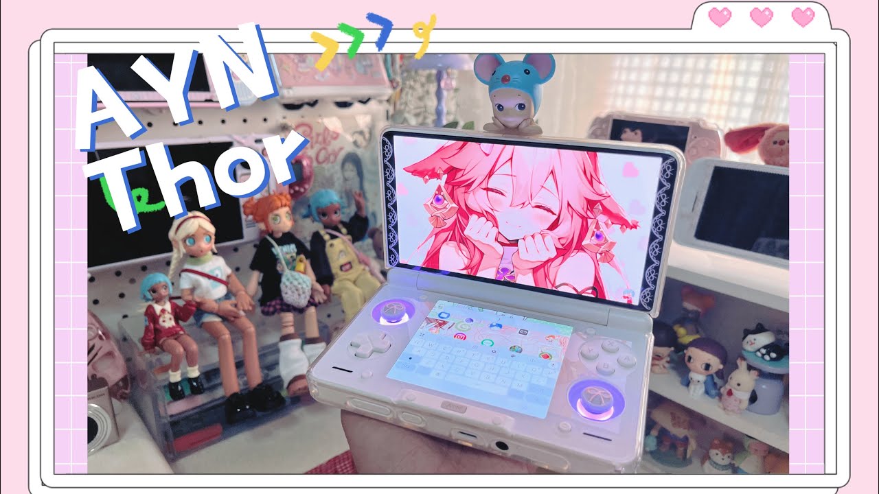 Unbox 🩷 AYN Thor  Pro 🎀  Emugame Handheld