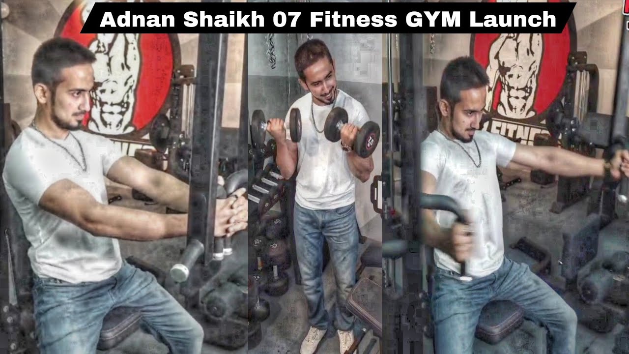 Adnan Shaikh GYM Launch |  Adnan Shaikh Workout His New GYM 07 Fitness
