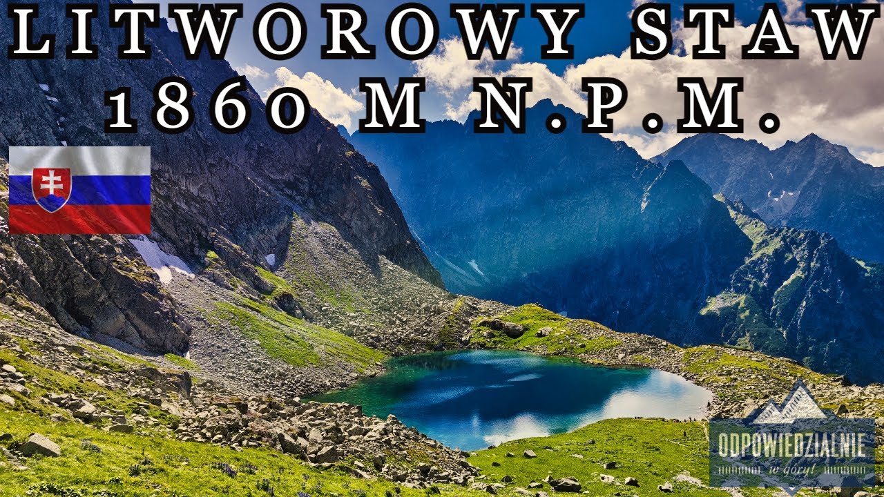 Litworowy Staw 1860 m n.p.m. Tatry Wysokie Słowacja